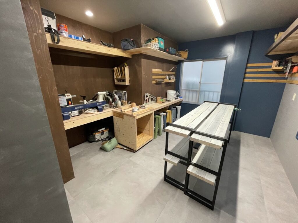 完成した工房