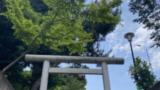 東玉川神社の鳥居