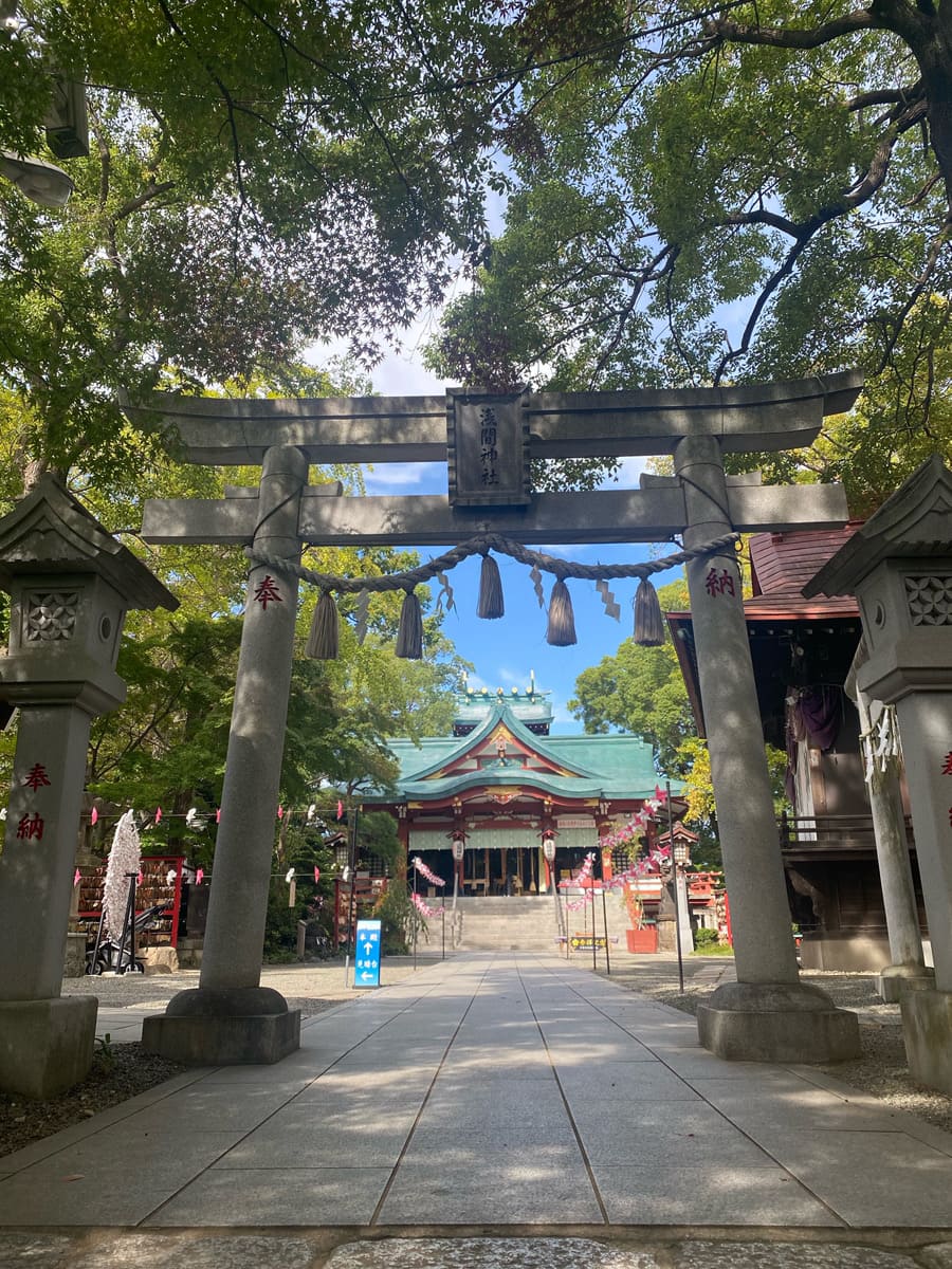 多摩川浅間神社鳥居